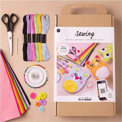 Creativ Company Kreativní sada na šití zvířátek z filcu pro začátečníky 1 ks – Hledejceny.cz