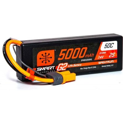 Spektrum Smart G2 LiPo 50C HC IC5 7.4 V 5000 mAh – Hledejceny.cz