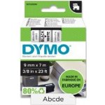 Dymo D1 S0720680 - originální polyesterová páska - 9 mm × 7 m, černo-bílá – Sleviste.cz