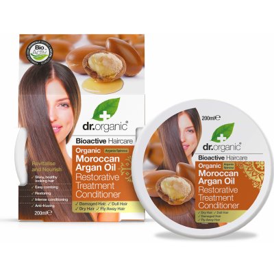 Dr. Organic Moroccan Argan Oil kondicionér na vlasy 200 ml – Zbozi.Blesk.cz