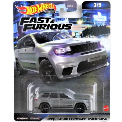 Toys Hot Wheels Premium Car Fast and Furious Jeep Grand Cherokee Trackhawk – Hledejceny.cz