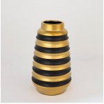 Eurolamp | Keramická váza 25x14 cm zlatá/černá | EU0502 – Hledejceny.cz