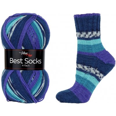 Best Socks - Vlna Hep - Ponožková příze 4 nitka Barva: 7078