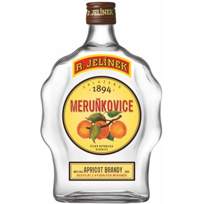 R. Jelínek Meruňkovice 42% 0,5 l (holá láhev) – Zboží Dáma
