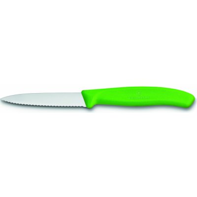 Victorinox Nůž na zeleninu vlnitý 6.7636 zelená 8 cm