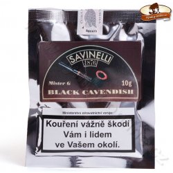 Savinelli Black Cavendish Mr. G 10 g