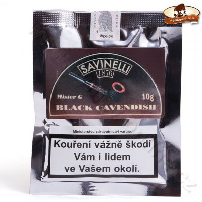 Savinelli Black Cavendish Mr. G 10 g – Zboží Mobilmania