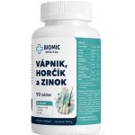 BIOMIC Vápník + Hořčík + Zinek 90 tablet – Hledejceny.cz