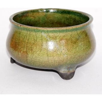 Raku Kadidelnice keramická miska III./zelená – Zboží Dáma