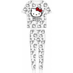 Hello Kitty 53042418 dámské pyžamo kr.rukáv šedé