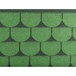 Asfaltový šindel Guttatec Beaver (bobrovka) ZELENÁ – Zboží Mobilmania