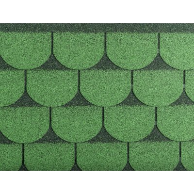 Asfaltový šindel Guttatec Beaver (bobrovka) ZELENÁ – Zboží Mobilmania