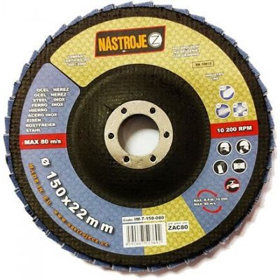 Nástroje cz Lamelový kotouč 125 mm ZAC60 IM-7-125-060 – Zboží Dáma