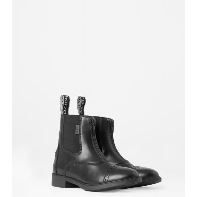 Horze Zimní kožené jezdecké boty Maine Černá – Zboží Mobilmania