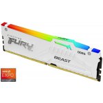 AMD Paměť Kingston FURY™ Beast DDR5 RGB 32GB 6000MHz, EXPO, bílá KF560C36BWEA-32 – Zboží Mobilmania