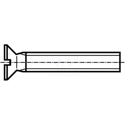 BOSSARD 1435140 Šroub; M4x55; 0,7; Hlava: kuželová; plochá; 1mm; ocel; zinek – Zboží Mobilmania