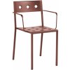 Zahradní židle a křeslo HAY Zahradní židle Balcony Armchair, Iron Red