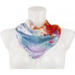Biju dámský hedvábný šátek RR3050-08 letuška s potiskem malba tahů štětce 9001637-7 – Sleviste.cz