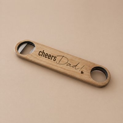 Otvírák s gravírováním CHEERS DAD – Hledejceny.cz