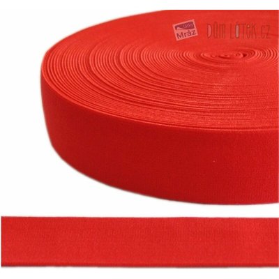 Pruženka červená, šíře 40 mm – Zboží Mobilmania