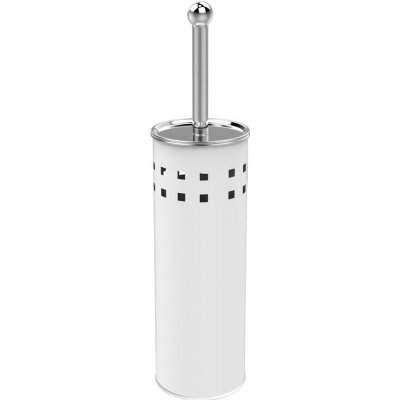 Aqualine Simple Line WC štětka válcová s otvory bílá 04002W – HobbyKompas.cz