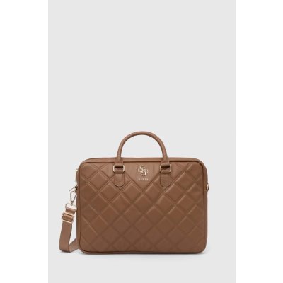 Guess PU Quilted 4G Metal Logo Computer Bag 15/16" hnědá 57983117871 – Zbozi.Blesk.cz