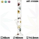 Leaf multi leaf skleněný bong 40cm – Zbozi.Blesk.cz