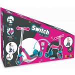 Smoby koloběžka a odrážedlo 2v1 tříkolová 750603 růžové – Zbozi.Blesk.cz