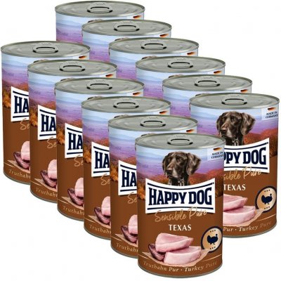 Happy Dog Sensible Pure 12 x Texas 400 g – Zboží Mobilmania