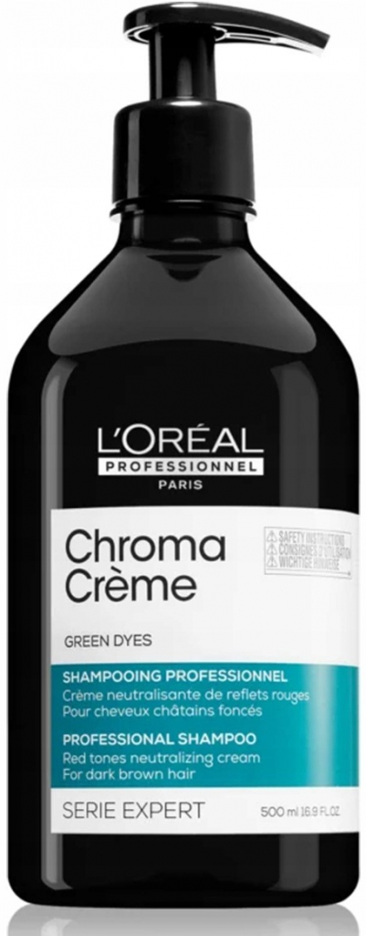 L\'Oréal Expert Chroma Crème Green Shampoo 500 ml