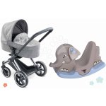 Corolle Set kočárek trojkombinace a houpačka Cybex Landau 3v1 Priam skládací s multifunkčními předními koly – Zboží Dáma