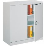 Malow Spisová skříň kovová SBM 102 M černá, bílá šedá – Zbozi.Blesk.cz