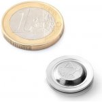 Magnetická jmenovka kulatá, kov + magnet – Zboží Dáma