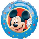 Fóliový balónek Mickey Mouse modrý kulatý 43 cm – Hledejceny.cz