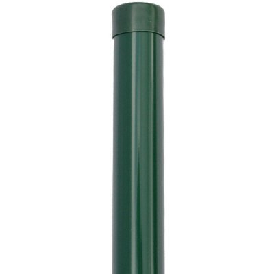 Plotový sloupek zelený průměr 48 mm, výška 230 cm