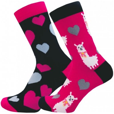 Bonastyl dámské klasické ponožky LAMA Růžová