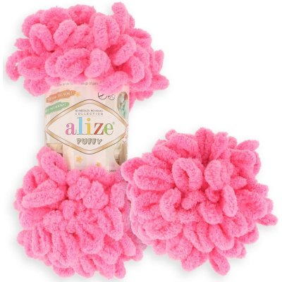 Alize Puffy 377 tmavě růžová – Zboží Dáma