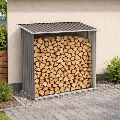 BestBerg BBSH-F001G / 1,35 m²/ 163 x 83 x 154 cm / šedá – Sleviste.cz