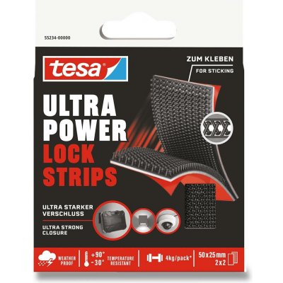 Tesa Samolepicí suchý zip Lock Tape, 50 x 25 mm – Zboží Dáma