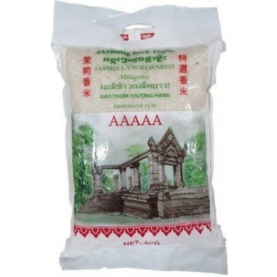 NTHFOODS AAAAA Rýže jasmínová 4000 g – Zbozi.Blesk.cz