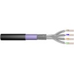 Digitus DK-1741-VH-1-OD CAT 7, S/FTP, 4 x 2 x 0.25 mm², (RAL 9005), 100m, černý – Zboží Živě