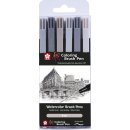 Sakura Koi Coloring Brush pen / Štětcové pero Akvarel sada 6 šedých