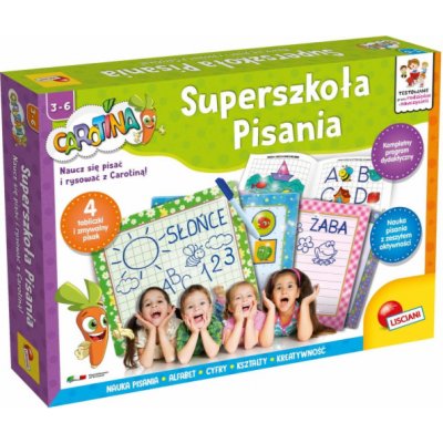 Lisciani Carotina Super škola psaní 3+ – Hledejceny.cz