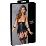 Cottelli Open Cup Basque Matte Look Set 2633191 Black – Hledejceny.cz