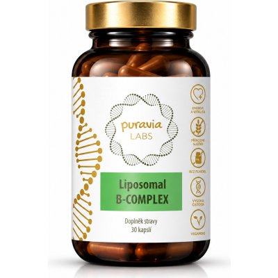Puravia Labs Liposomální B-komplex 30 kapslí – Hledejceny.cz