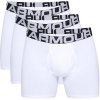 Boxerky, trenky, slipy, tanga Under Armour Charged Cotton 6in WHT 327426 100 bílé 3Pack