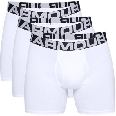  UA Charged Cotton 6in 3 Pack, White - men's underwear -  UNDER ARMOUR - 30.51 € - outdoorové oblečení a vybavení shop