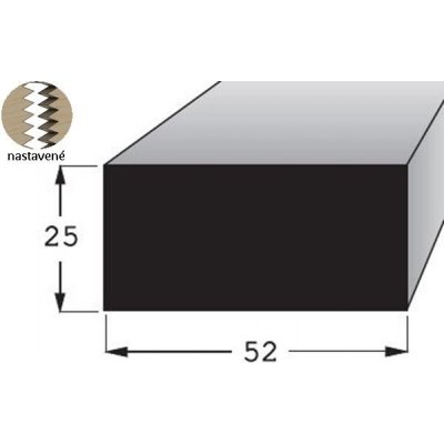 Podkladová lať hladká 5225 SMRK/240 nastavovaná – Sleviste.cz