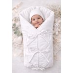 Baby Nellys Klasická retro zavinovačka NATURE šněrovací s výplní bílá – Hledejceny.cz