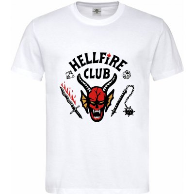 tričko Hellfire Club Stranger Things Bílá – Zbozi.Blesk.cz